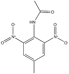 N-{2,6-bisnitro-4-methylphenyl}acetamide 结构式