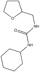 N-cyclohexyl-N'-(tetrahydro-2-furanylmethyl)urea 结构式