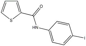 N-(4-iodophenyl)thiophene-2-carboxamide 结构式