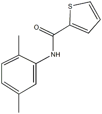 N-(2,5-dimethylphenyl)thiophene-2-carboxamide 结构式