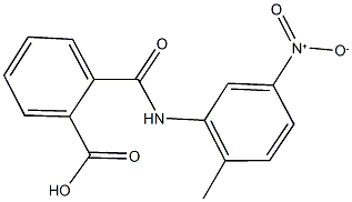 2-({5-nitro-2-methylanilino}carbonyl)benzoic acid 结构式