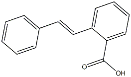 2-(2-phenylvinyl)benzoic acid 结构式