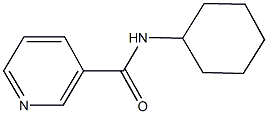 N-cyclohexylnicotinamide 结构式