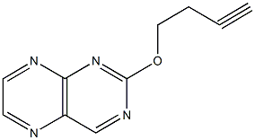 2-(3-Butynyloxy)pteridine 结构式