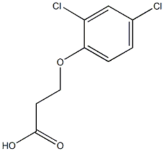 3-(2,4-DICHLOROPHENOXY)PROPANOIC ACID 结构式