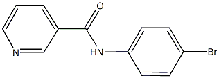 N-(4-bromophenyl)nicotinamide 结构式