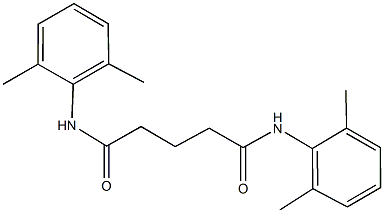 N~1~,N~5~-bis(2,6-dimethylphenyl)pentanediamide 结构式