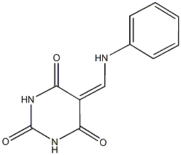 5-(anilinomethylene)-2,4,6(1H,3H,5H)-pyrimidinetrione 结构式