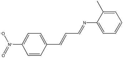 2-methyl-N-[3-(4-nitrophenyl)-2-propenylidene]aniline 结构式