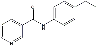 N-(4-ethylphenyl)nicotinamide 结构式