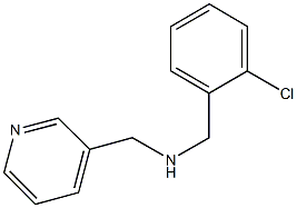 N-(2-chlorobenzyl)-N-(3-pyridinylmethyl)amine 结构式