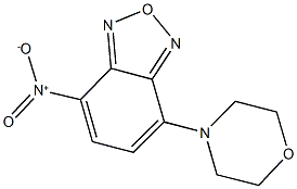 4-nitro-7-(4-morpholinyl)-2,1,3-benzoxadiazole 结构式