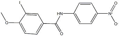 N-{4-nitrophenyl}-3-iodo-4-methoxybenzamide 结构式