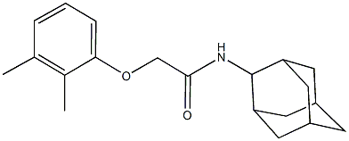 N-(2-adamantyl)-2-(2,3-dimethylphenoxy)acetamide 结构式