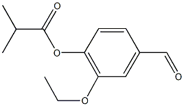 2-ethoxy-4-formylphenyl 2-methylpropanoate 结构式