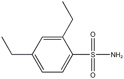 2,4-diethylbenzenesulfonamide 结构式