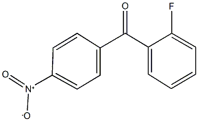 (2-fluorophenyl){4-nitrophenyl}methanone 结构式