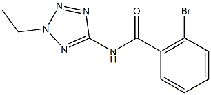 2-bromo-N-(2-ethyl-2H-tetraazol-5-yl)benzamide 结构式