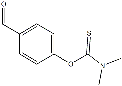 O-(4-formylphenyl) dimethylthiocarbamate 结构式