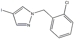 1-(2-chlorobenzyl)-4-iodo-1H-pyrazole 结构式