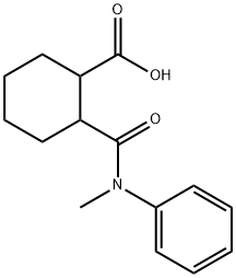 2-[(methylanilino)carbonyl]cyclohexanecarboxylic acid 结构式