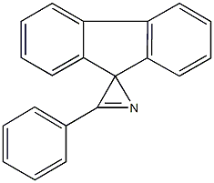 3-phenyl-2H-azirene-2-spiro-9'-(9'H)-fluorene 结构式