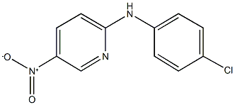 2-(4-chloroanilino)-5-nitropyridine 结构式