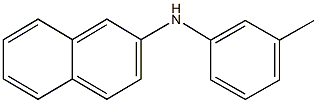 N-(3-methylphenyl)naphthalen-2-amine 结构式