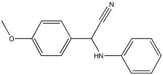 anilino(4-methoxyphenyl)acetonitrile 结构式