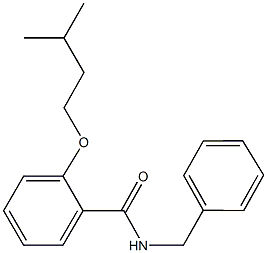 N-benzyl-2-(isopentyloxy)benzamide 结构式