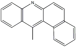 12-methylbenzo[a]acridine 结构式