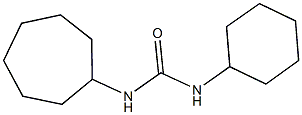 N-cycloheptyl-N'-cyclohexylurea 结构式