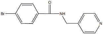 4-bromo-N-(4-pyridinylmethyl)benzamide 结构式