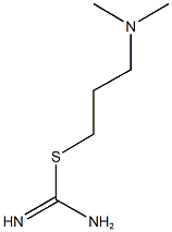 3-(dimethylamino)propyl imidothiocarbamate 结构式