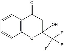 2-hydroxy-2-(trifluoromethyl)-2,3-dihydro-4H-chromen-4-one 结构式