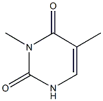 3,5-dimethylpyrimidine-2,4(1H,3H)-dione 结构式