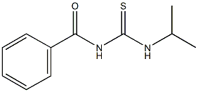 N-benzoyl-N'-isopropylthiourea 结构式