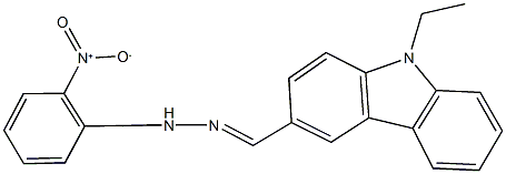 9-ethyl-9H-carbazole-3-carbaldehyde {2-nitrophenyl}hydrazone 结构式