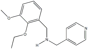 N-(2-ethoxy-3-methoxybenzyl)-N-(4-pyridinylmethyl)amine 结构式