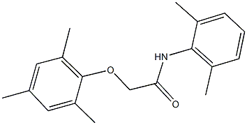 N-(2,6-dimethylphenyl)-2-(mesityloxy)acetamide 结构式