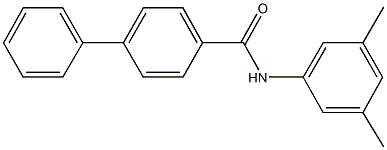 N-(3,5-dimethylphenyl)[1,1'-biphenyl]-4-carboxamide 结构式