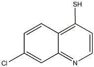 7-chloro-4-quinolinethiol 结构式