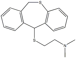 N-[2-(6,11-dihydrodibenzo[b,e]thiepin-11-ylsulfanyl)ethyl]-N,N-dimethylamine 结构式