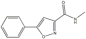 N-Methyl-5-phenyl-3-isoxazolecarboxamide 结构式