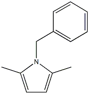 1-benzyl-2,5-dimethyl-1H-pyrrole 结构式