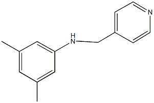 3,5-dimethyl-N-(pyridin-4-ylmethyl)aniline 结构式