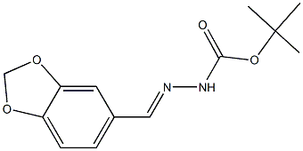 tert-butyl 2-(1,3-benzodioxol-5-ylmethylene)hydrazinecarboxylate 结构式