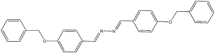 4-(benzyloxy)benzaldehyde [4-(benzyloxy)benzylidene]hydrazone 结构式