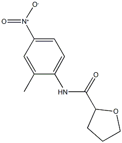 N-{4-nitro-2-methylphenyl}tetrahydro-2-furancarboxamide 结构式