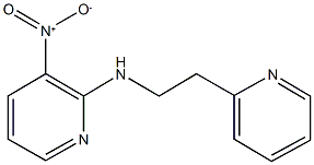 3-nitro-2-{[2-(2-pyridinyl)ethyl]amino}pyridine 结构式